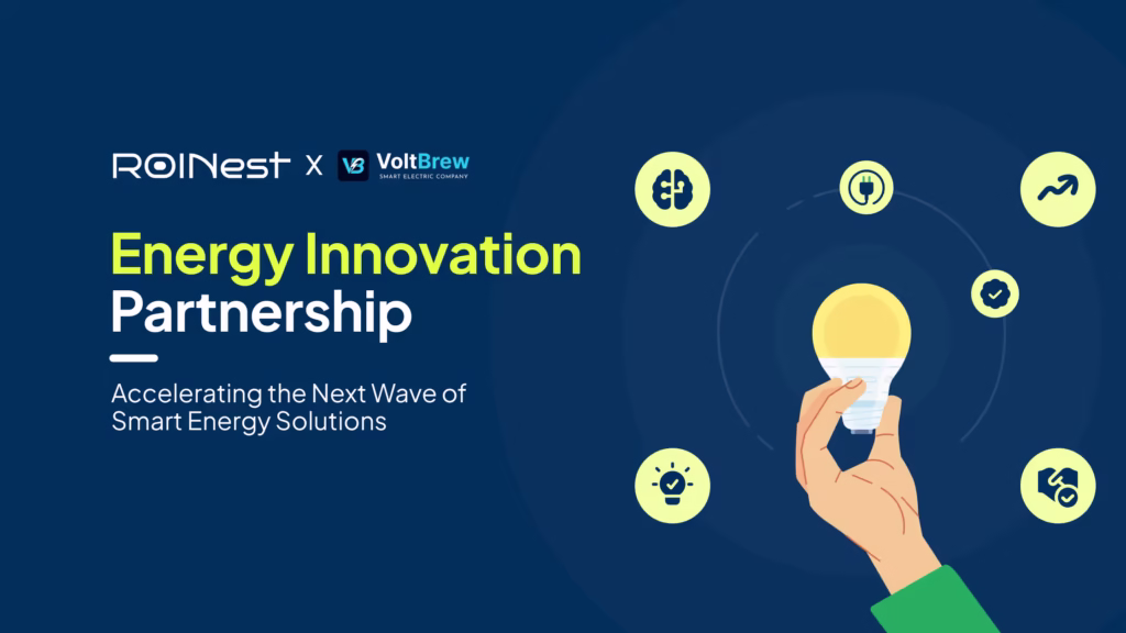 ROINest Partners with VoltBrew to Accelerate the Future of Smart Energy Solutions